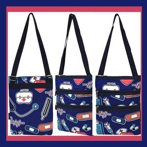 Nurse Love Fully Lined Crossbody Bag NWT